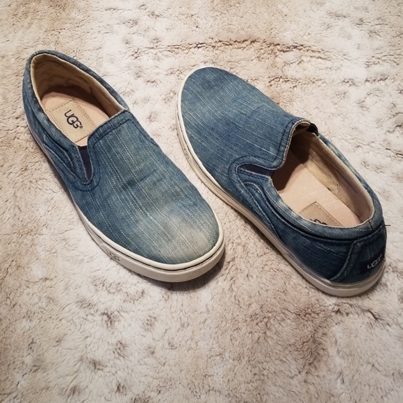 UGG Shoes - Ugg Australia Fierce Washed Denim Slip On